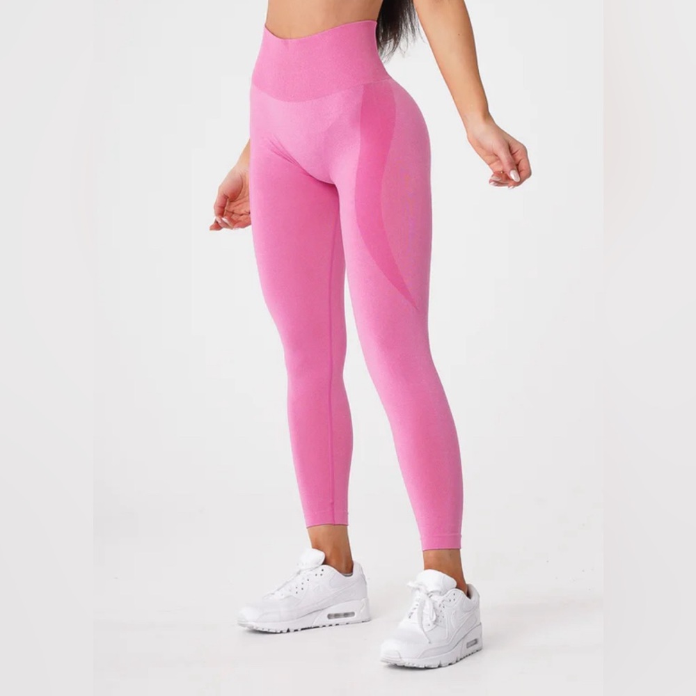 NVGTN Bubble Gum Pink Contour Seamless Leggings XS
